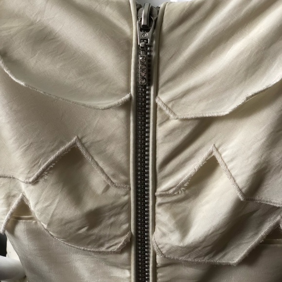 Laundry by Shelli Segal cream dress size 6 - Picture 2 of 3